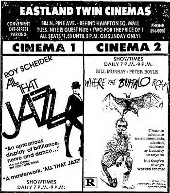 Eastland Twin Theatres - May 7 1980 Ad
